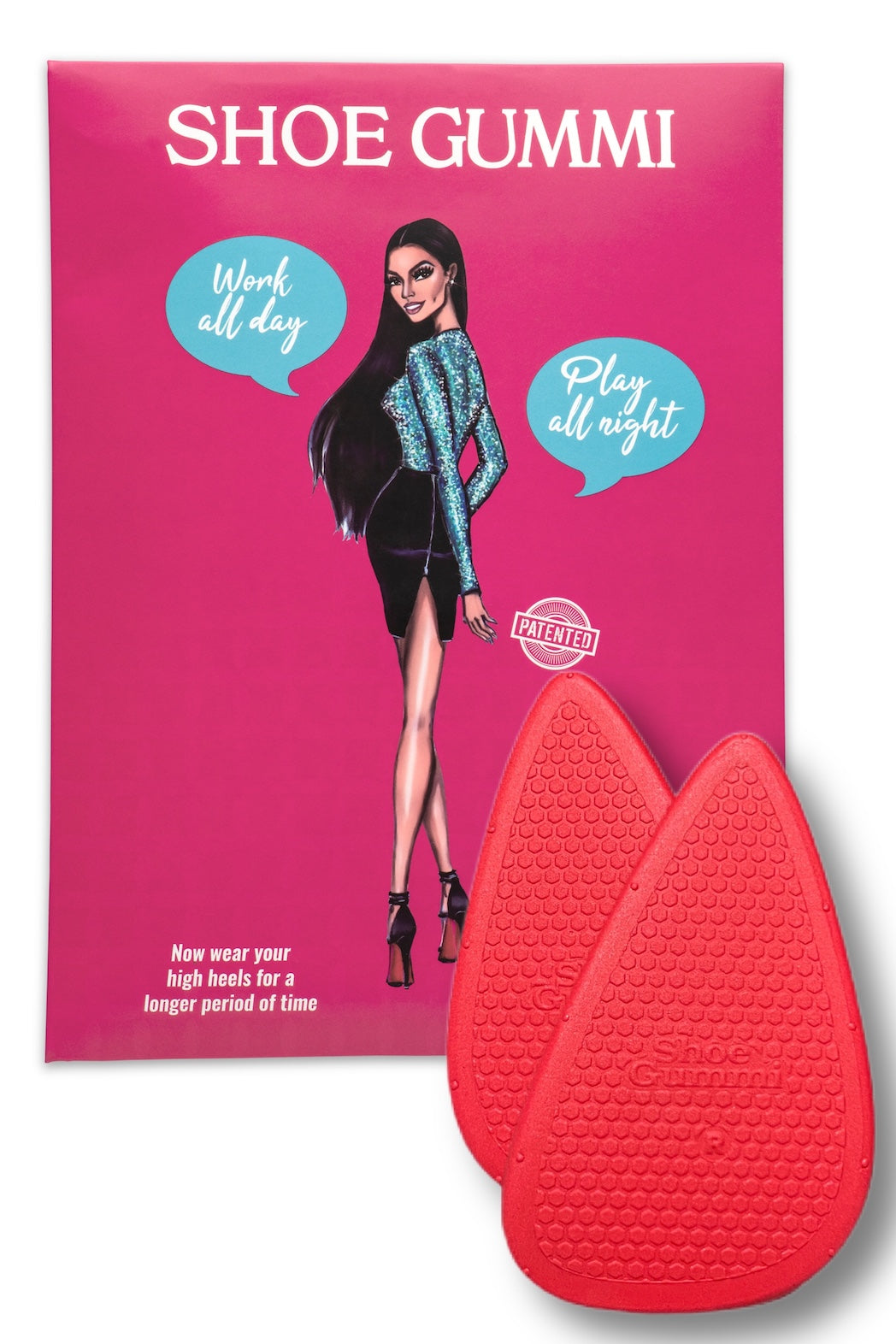 SHOE GUMMI POINTED RED – Shoe Gummi